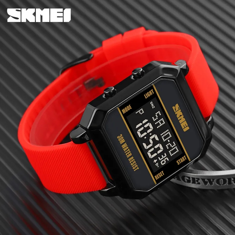 SKMEI WRISTWATCH New LED Digital Sport Wrist Watch Waterproof level 5BAR 1848RD