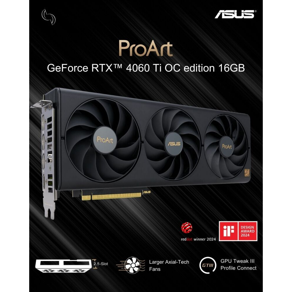 Asus ProArt GeForce RTX 4060 Ti OC edition 16GB GDDR6