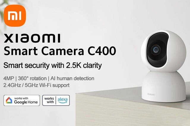 XIAOMI SMART CAMERA C400 WHITE - FREE DELIVERY - 9519543