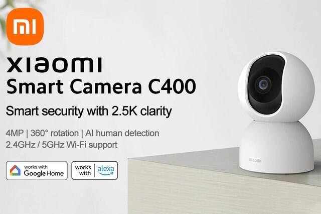 Xiaomi Home Security Smart Camera C400 With 360 Rotation Free Delivery 9992968