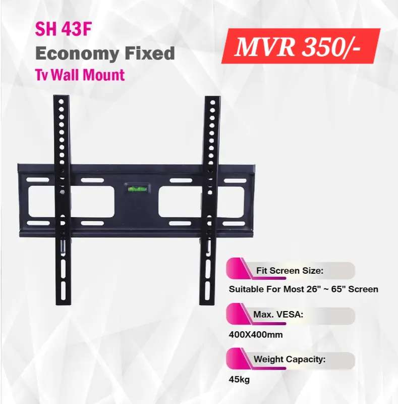 TV BRACKET SH 43F 23 TO 65 INCH SCREEN - FREE DELIVERY 9992968/3325577