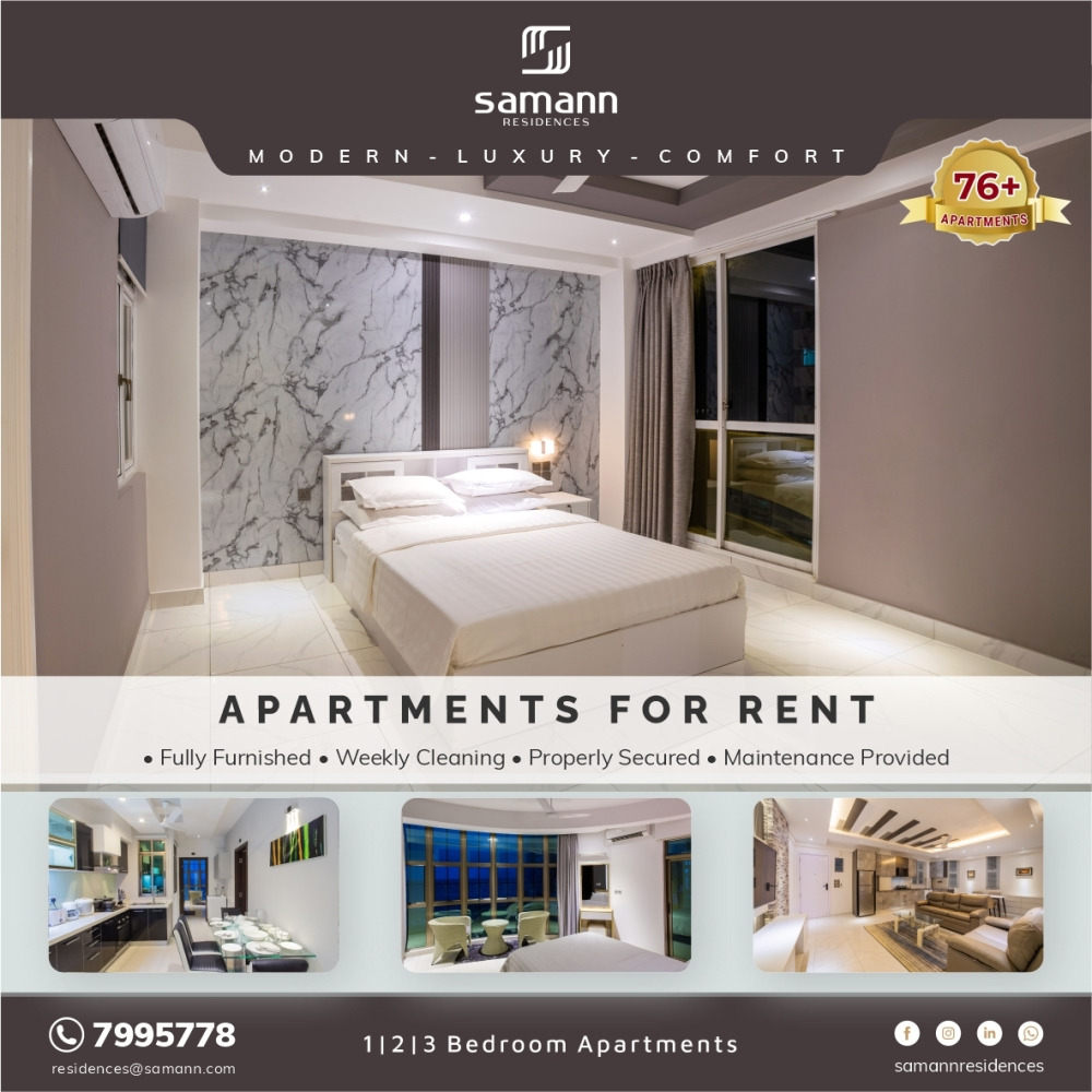 APARTMENTS FOR MONTHLY RENT! | Call 7995778 |