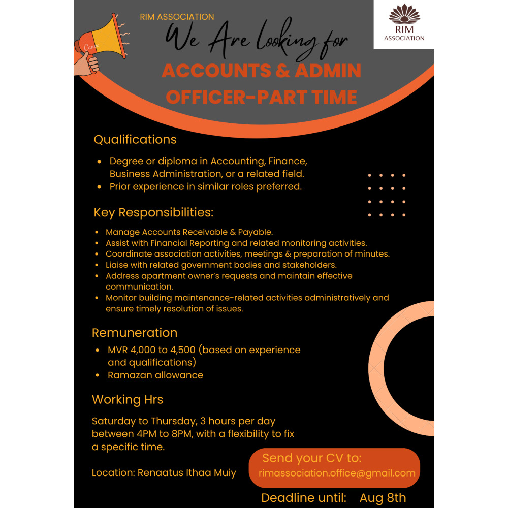 Accounts & Admin Officer