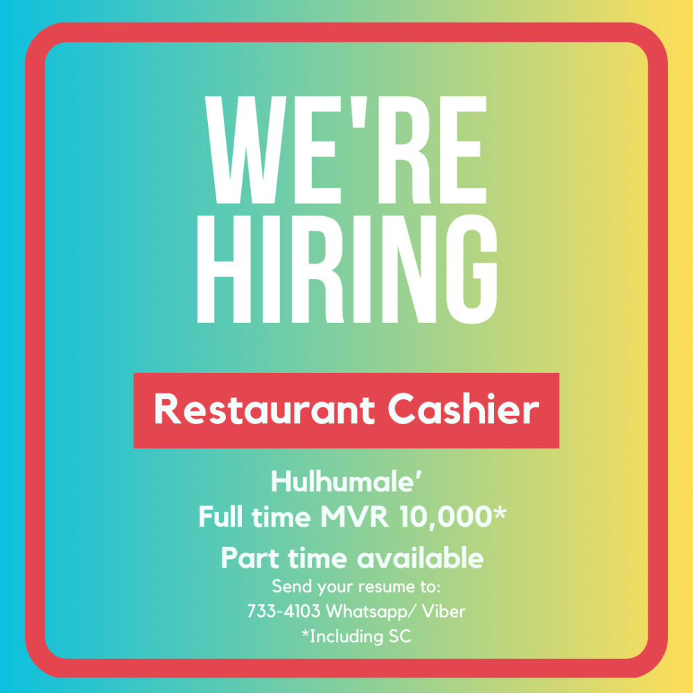 CASHIER WANTED