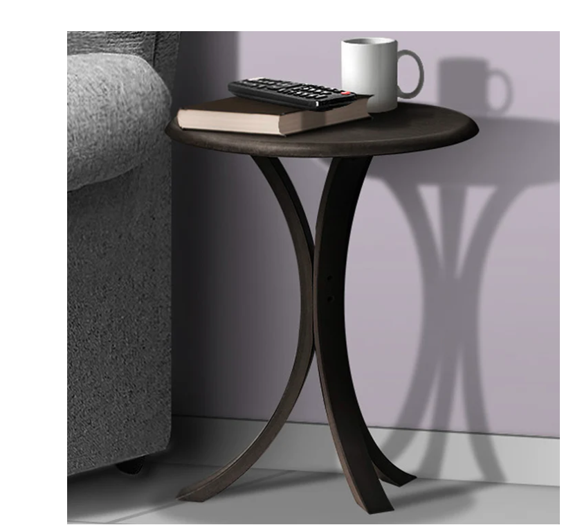 Side Table | SKU: 49499 | WOODEN | Brand: HINLIM | Color: DARK BROWN