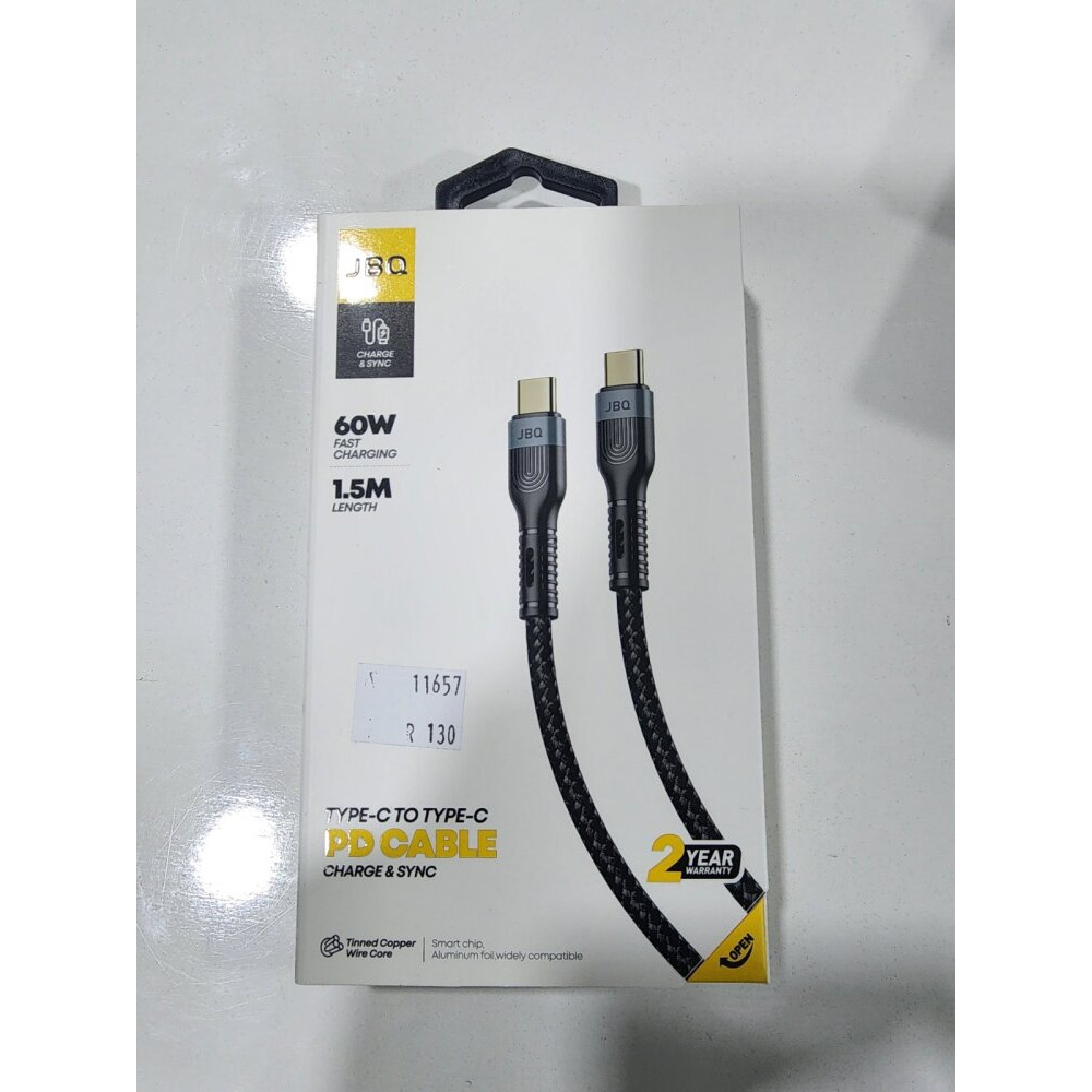 JBQ C TO C CABLE 1.5M 60W call 9991173