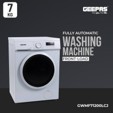 GEEPAS 1400 RPM 7KG WASHING MACHINE GWMF71200LCM - CALL - 7794436