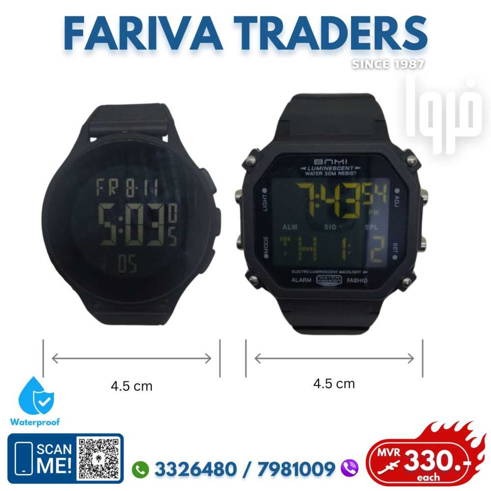 DIGITAL WATCHES - MVR 330 - FARIVA - VIBER 7981009