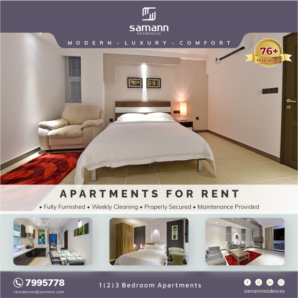 APARTMENTS FOR IMMEDIATE RENT! | Call 7995778