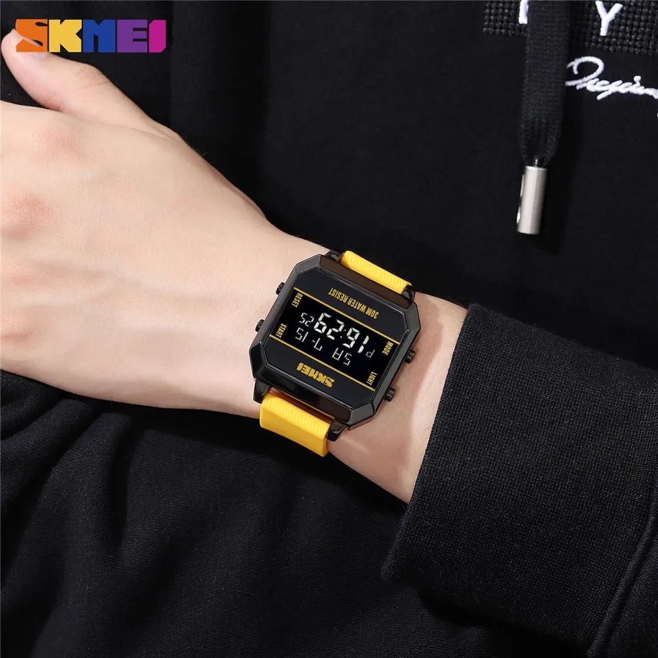 SKMEI WRISTWATCH New LED Digital Sport Wrist Watch Waterproof level 5BAR 1848RD