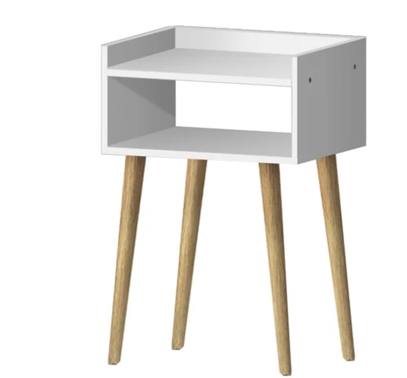 Bedside Table | SKU: 48805 | OPEN | Brand: UBL | Color: WHITE