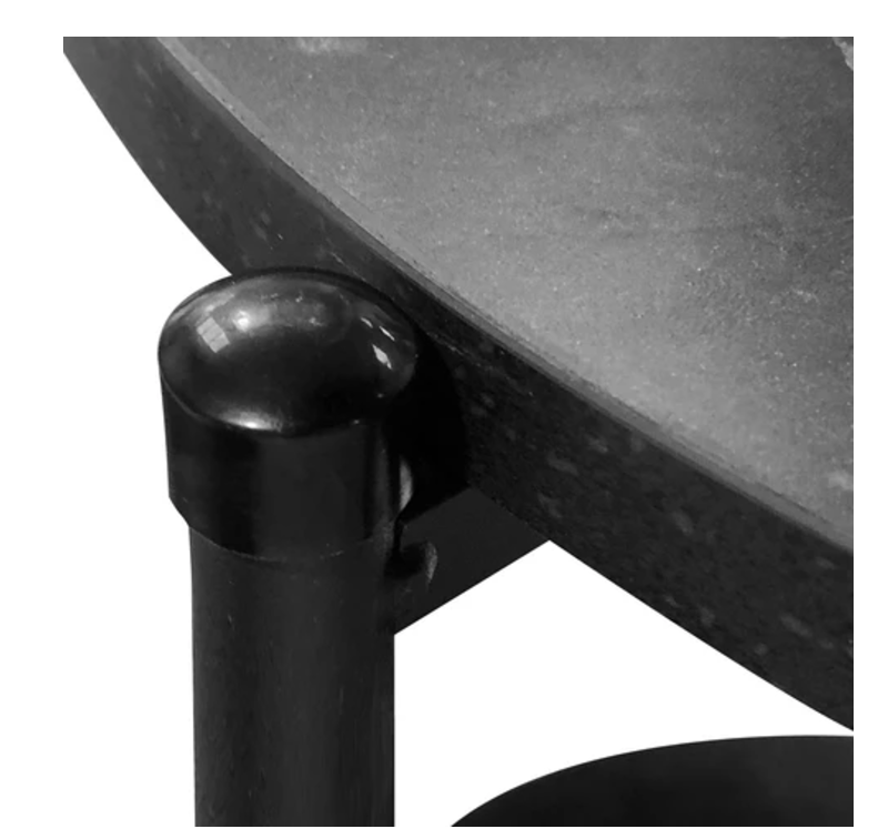 Side Table | SKU: 57110 | PARTICLE BOARD + METAL | Color: BLACK