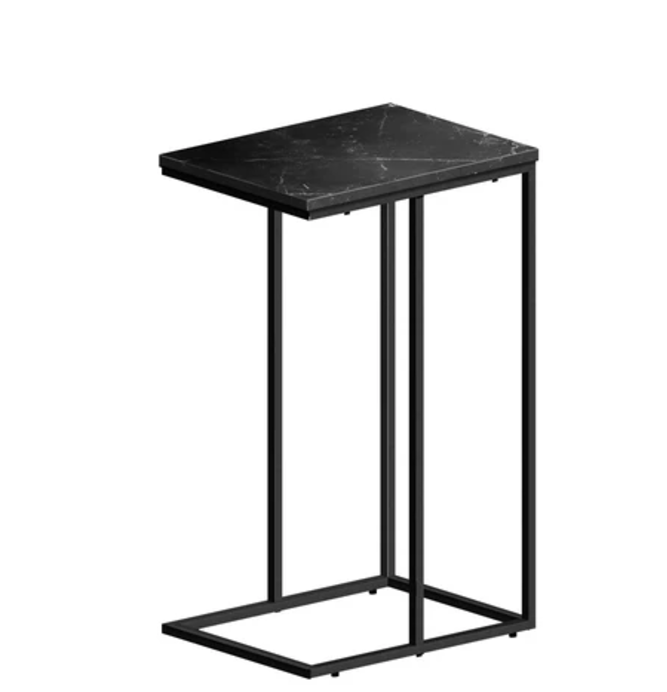 Side Table | SKU: 57109 | PARTICLE BOARD + METAL | Color: BLACK | Brand: GDX